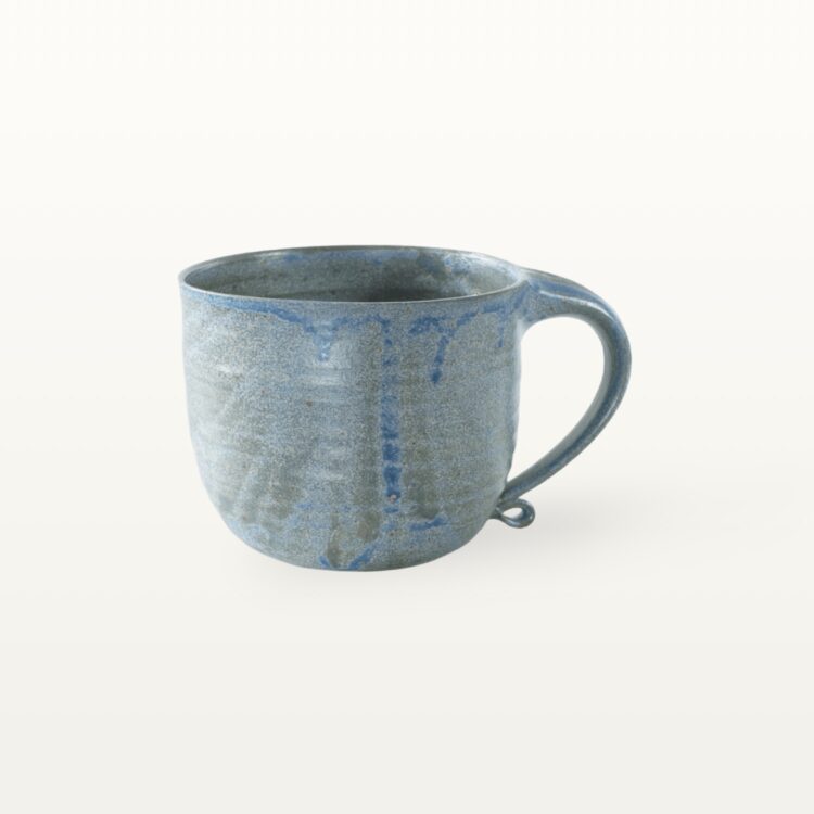 Riesige, rustikale Jumbotasse - Blau