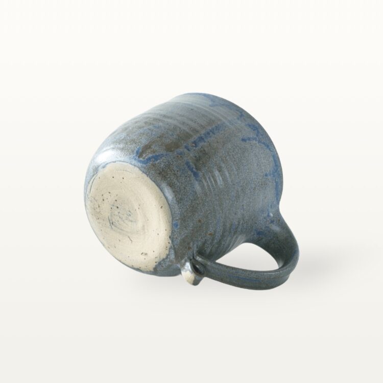 Riesige, rustikale Jumbotasse - Blau – Bild 5
