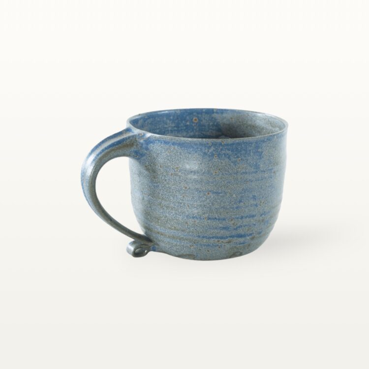 Riesige, rustikale Jumbotasse - Blau – Bild 2