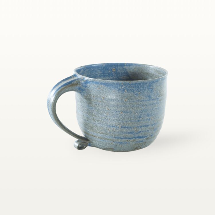 Riesige, rustikale Jumbotasse - Blau – Bild 3