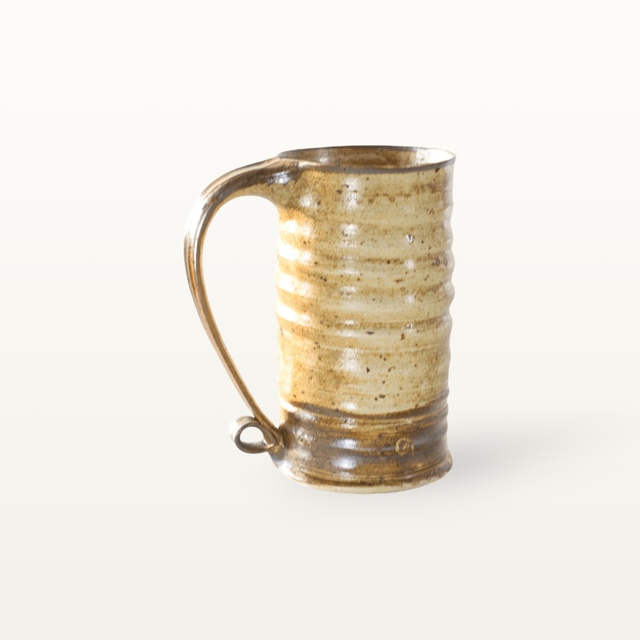 Hohe Jumbotasse in erdigen Farben - Dunkelbraun 2 Hohe Jumbotasse in erdigen Farben - Dunkelbraun – Bild 2