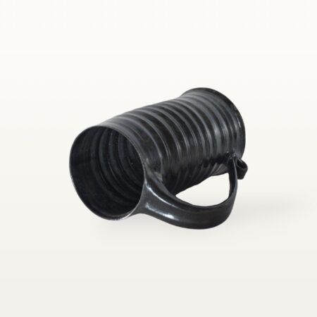 Hohe Jumbotasse in erdigen Farben - Schwarz 8