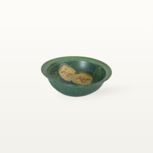 Handgemachte Suppenschale aus keramik in aquarell