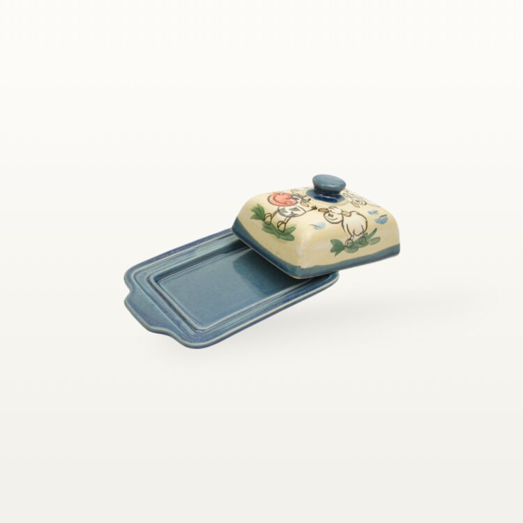 Butterdose Schaf Kuh - Tierfreunde - Blau – Bild 2
