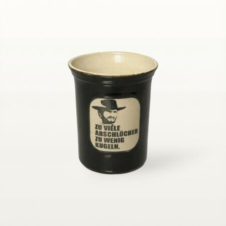 Große Tasse - Graphico Explizit - Cowboy - Schwarz