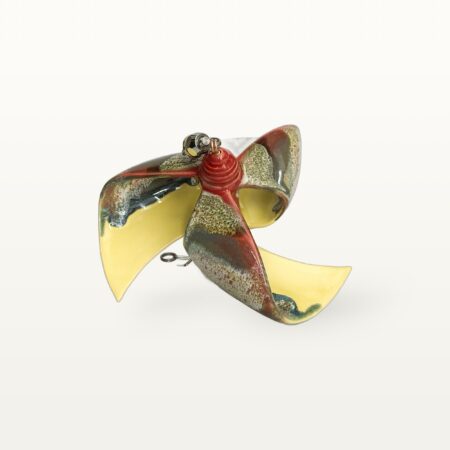 Alternative view of Hängende Windmühle für den Garten - Rot