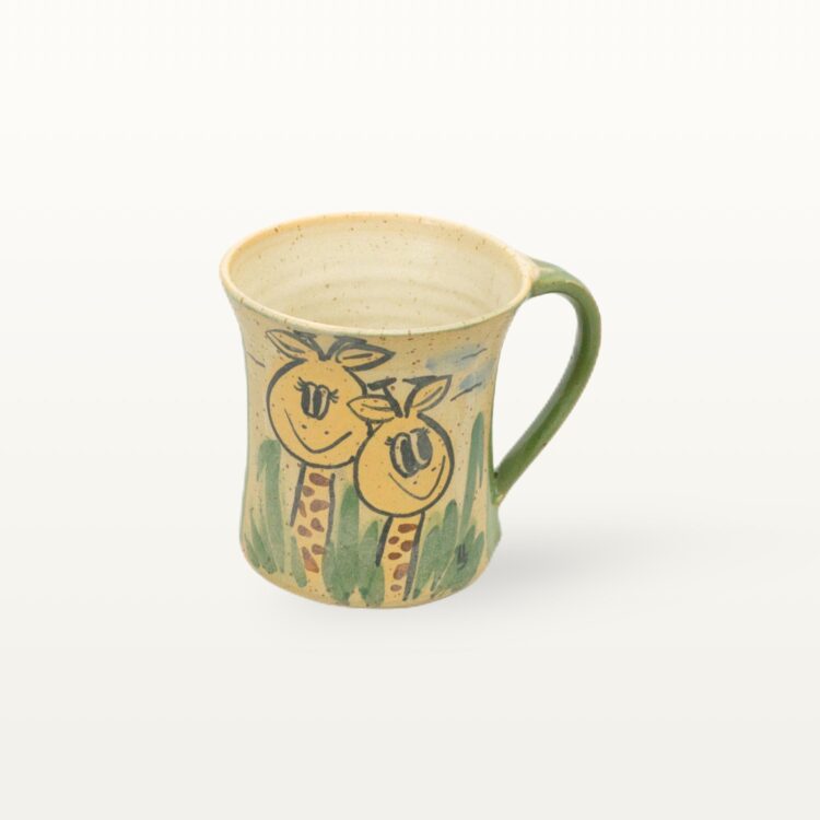 Tasse Giraffe - Tierfreunde - Grün