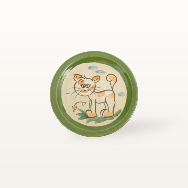 Teller Katze - Tierfreunde - Grün – Bild 3