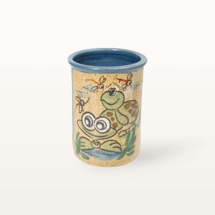 Bestecktopf Schildkröte Frosch - Tierfreunde - Blau