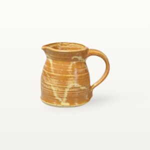 Keramik töpferei Minikrug Braun Frontal handgemacht steingut küchengeschirr