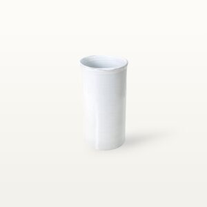 Keramik Vase Klassig Weiß schlank