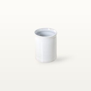 Keramik Vase Klassig weiß handgemacht