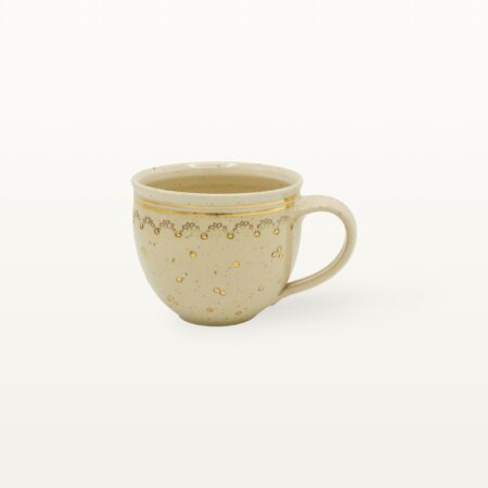 Bauchige Tasse "Duschanbe" - Weiß