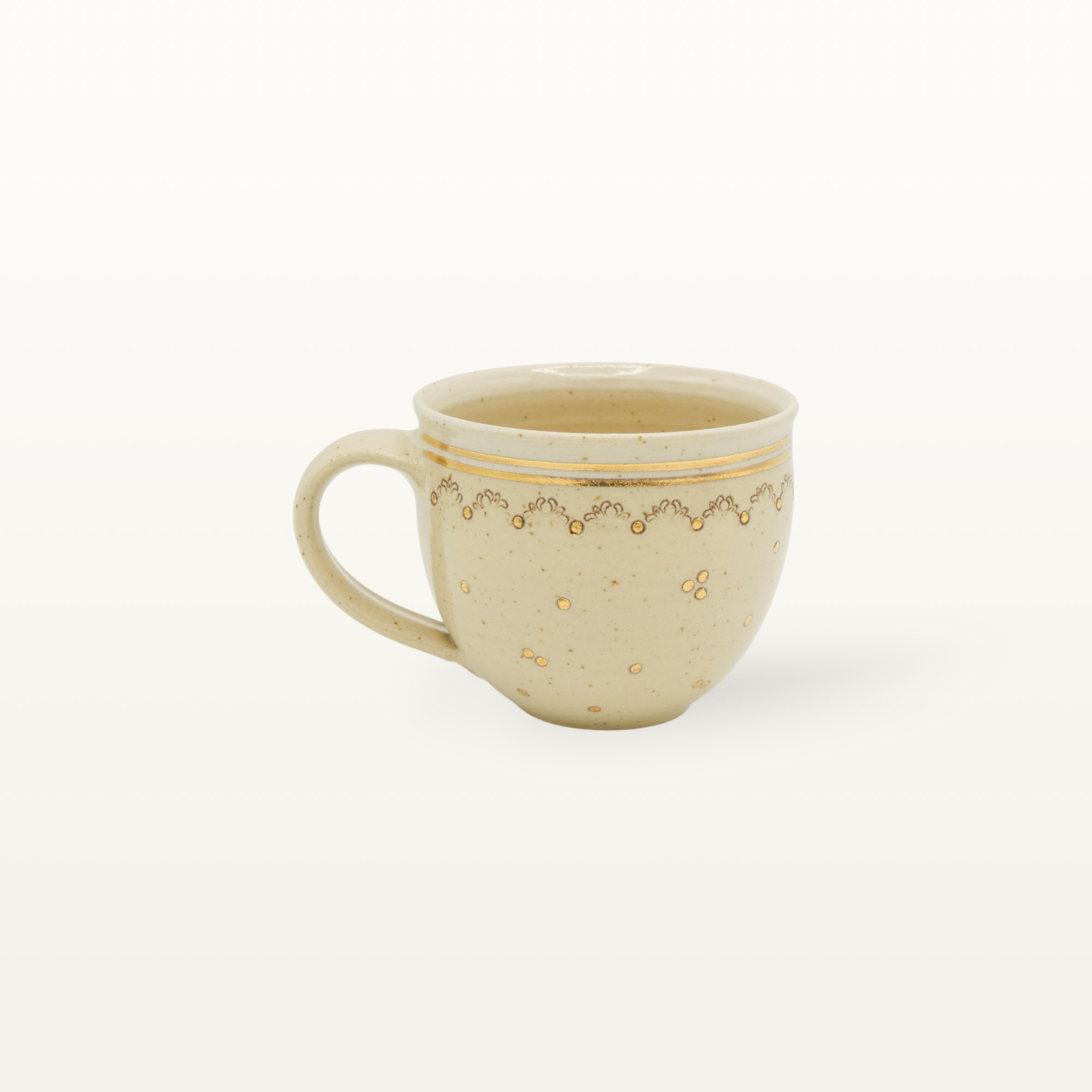 Bauchige Tasse "Duschanbe" - Weiß 2 Bauchige Tasse "Duschanbe" - Weiß – Bild 2