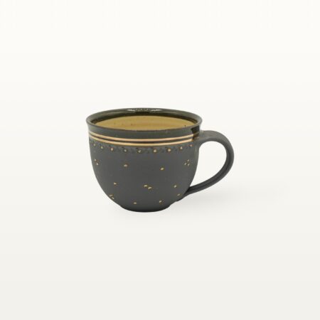 Bauchige Tasse "Duschanbe" - Schwarz