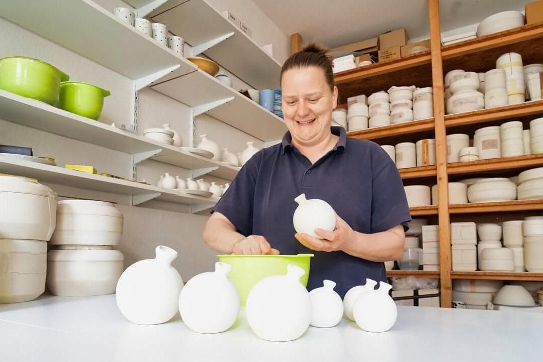 Ulrike Sandner Produktdesign Keramik Töpferin