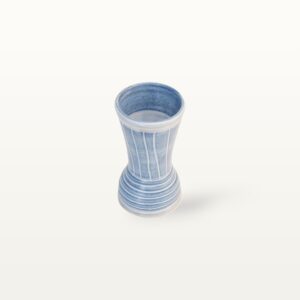 Vase öffnend "Feinstrich Blau"