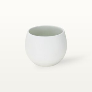 Becher Ronda Weiß Frontal 2 keramik handgemacht stilvoll langlebig