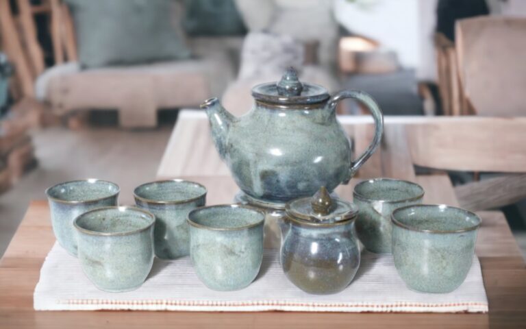 Teeservice aus handgemachter Keramik online kaufen