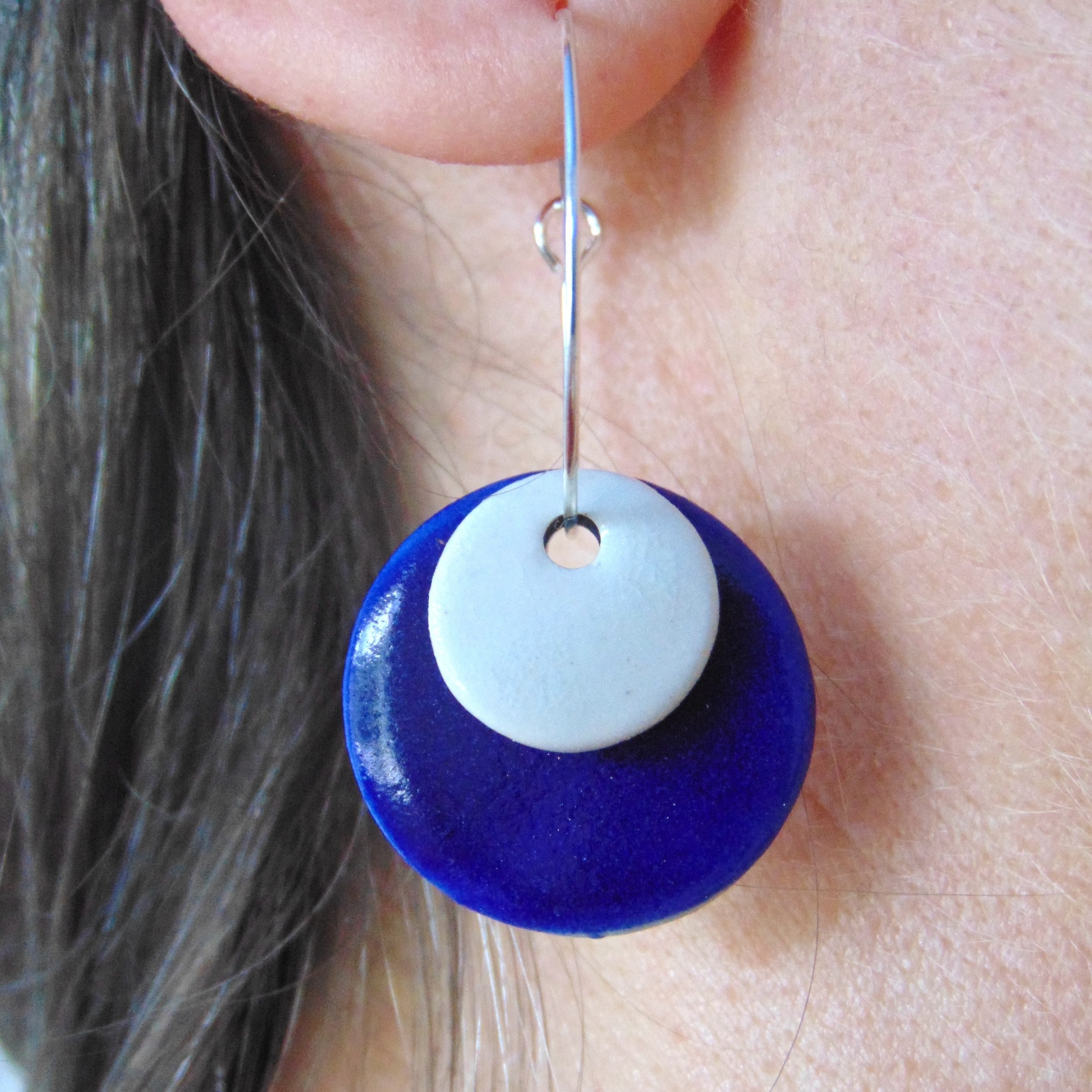 Ohrring "Smartys" - Blau – Bild 4