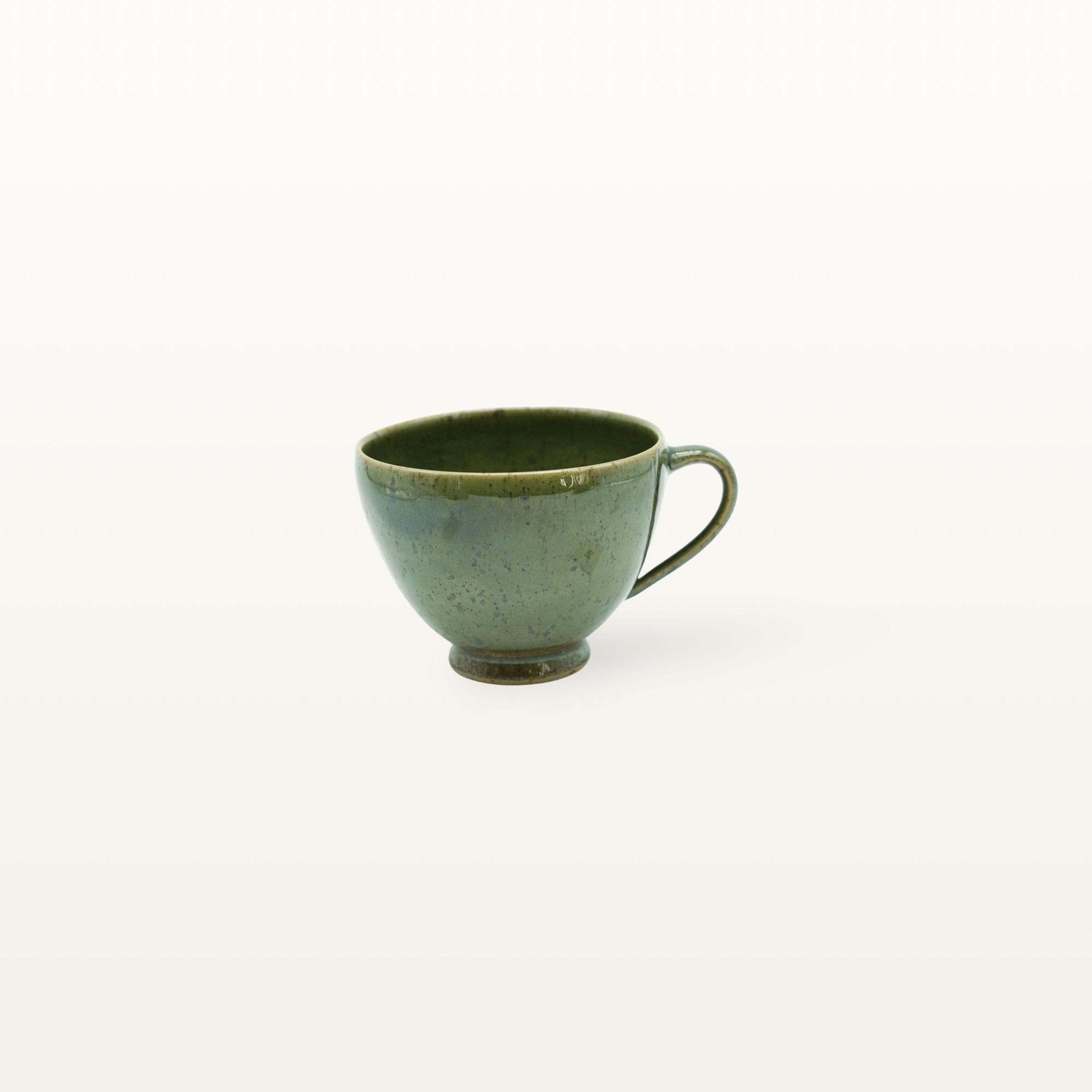 Café Au Lait Tasse "Nizza" - Grün