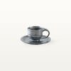 Espressotasse und Unterteller - Set - Schwarz 7