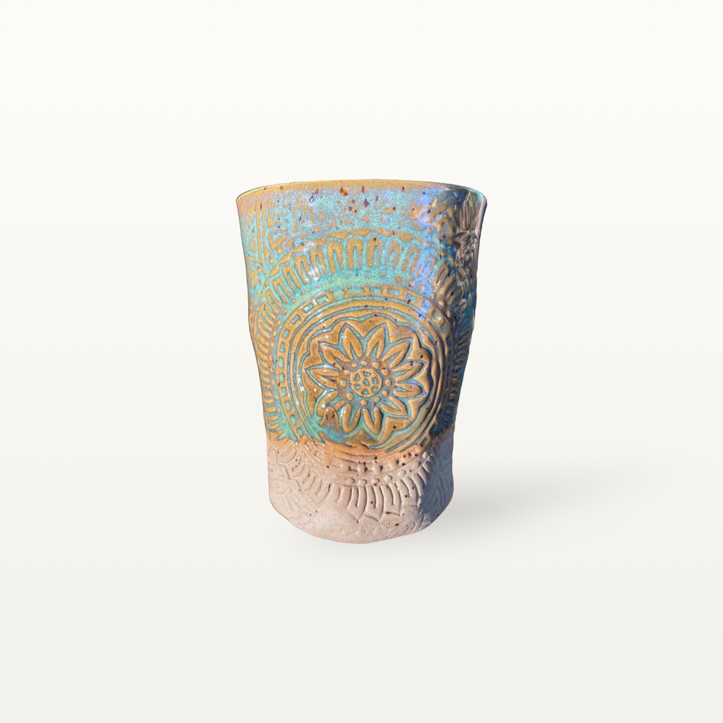 Yoga Becher Mandala - Türkis