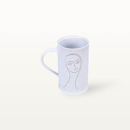 Alternative view of elegante Kaffeetasse "Gesichtspunkte" - Frauengesicht