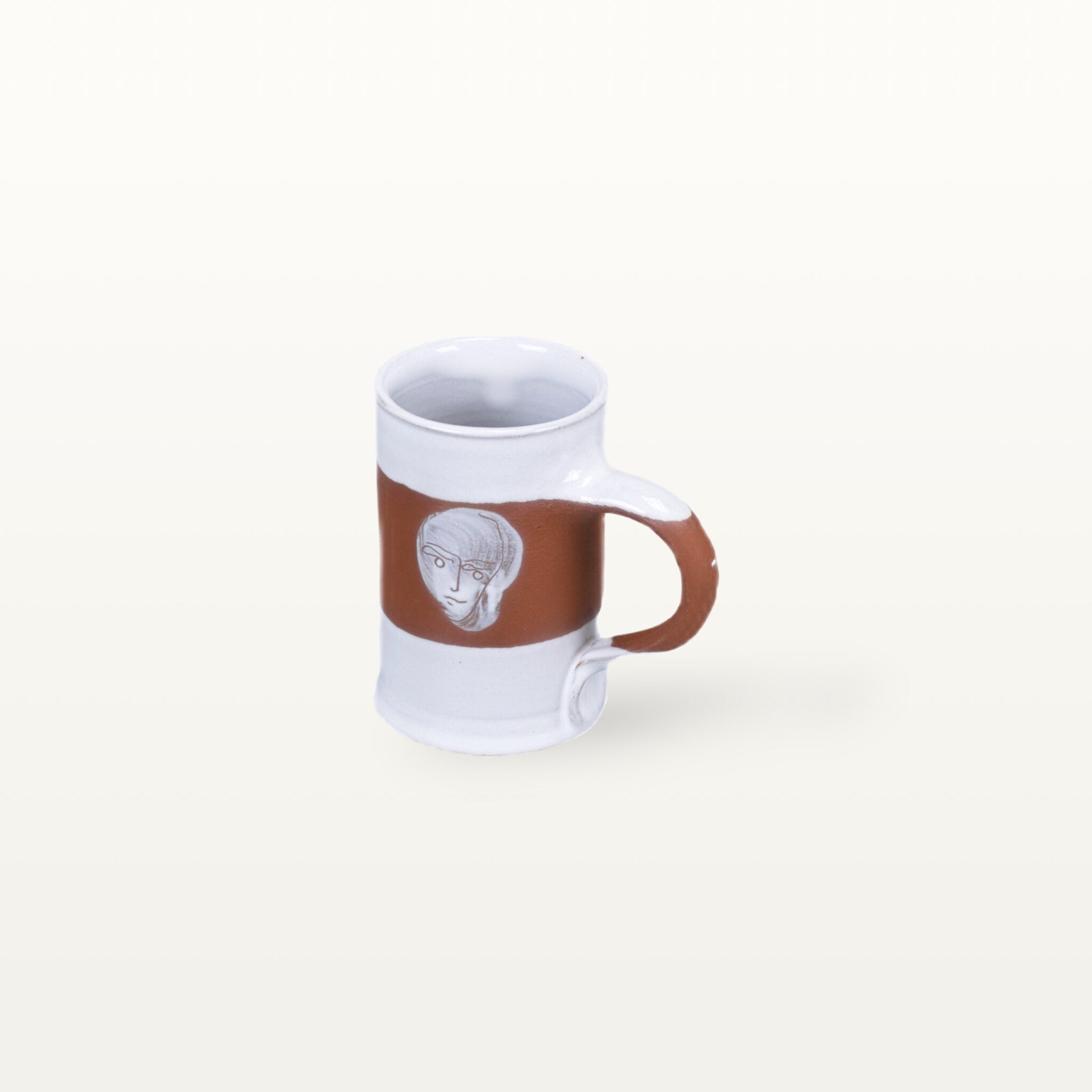 Espressotasse "Gesichtspunkte" - Terrakottaband 1 Espressotasse "Gesichtspunkte" - Terrakottaband