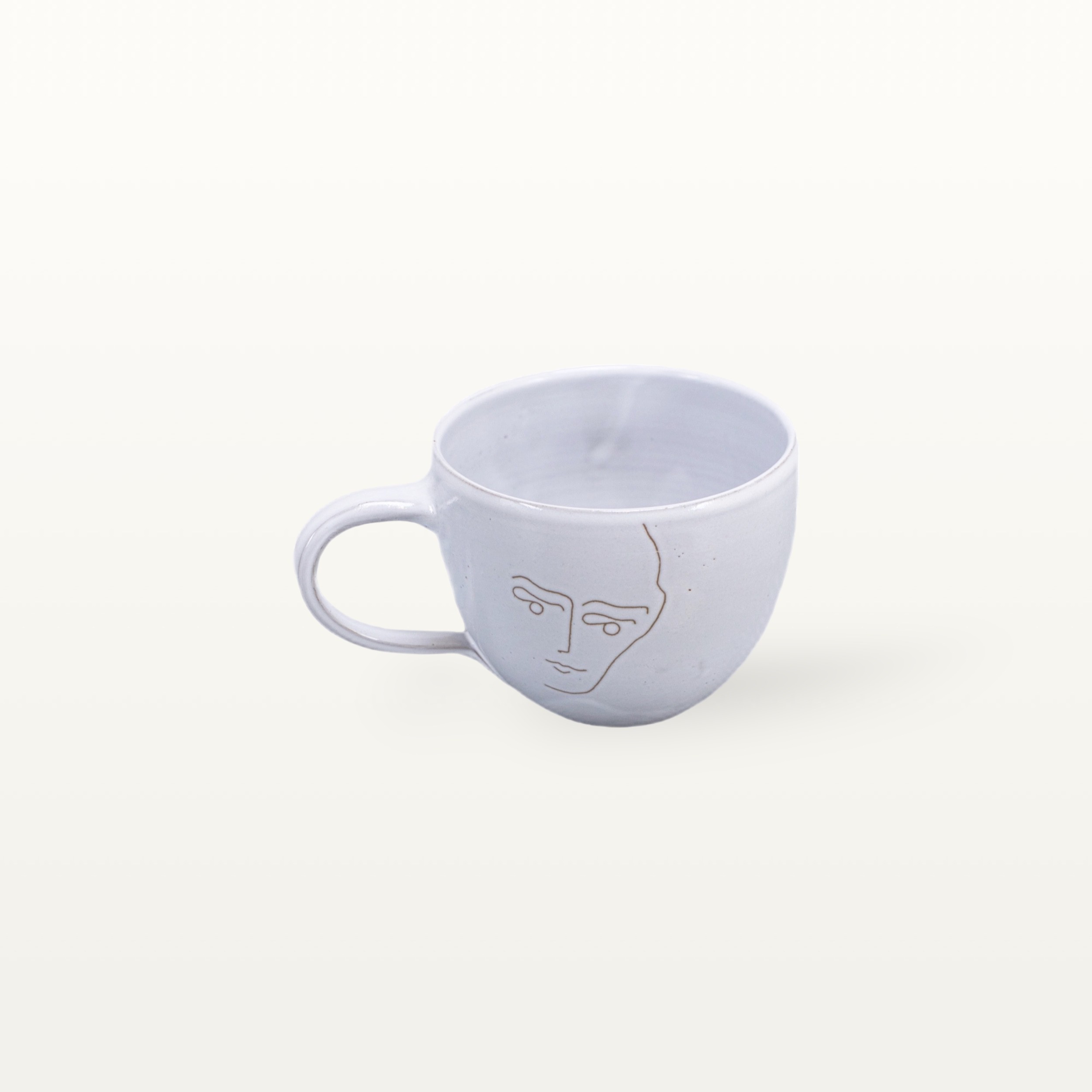 Cappuccinotassen "Gesichtspunkte" - Männergesicht 3 Cappuccinotassen "Gesichtspunkte" - Männergesicht – Bild 3