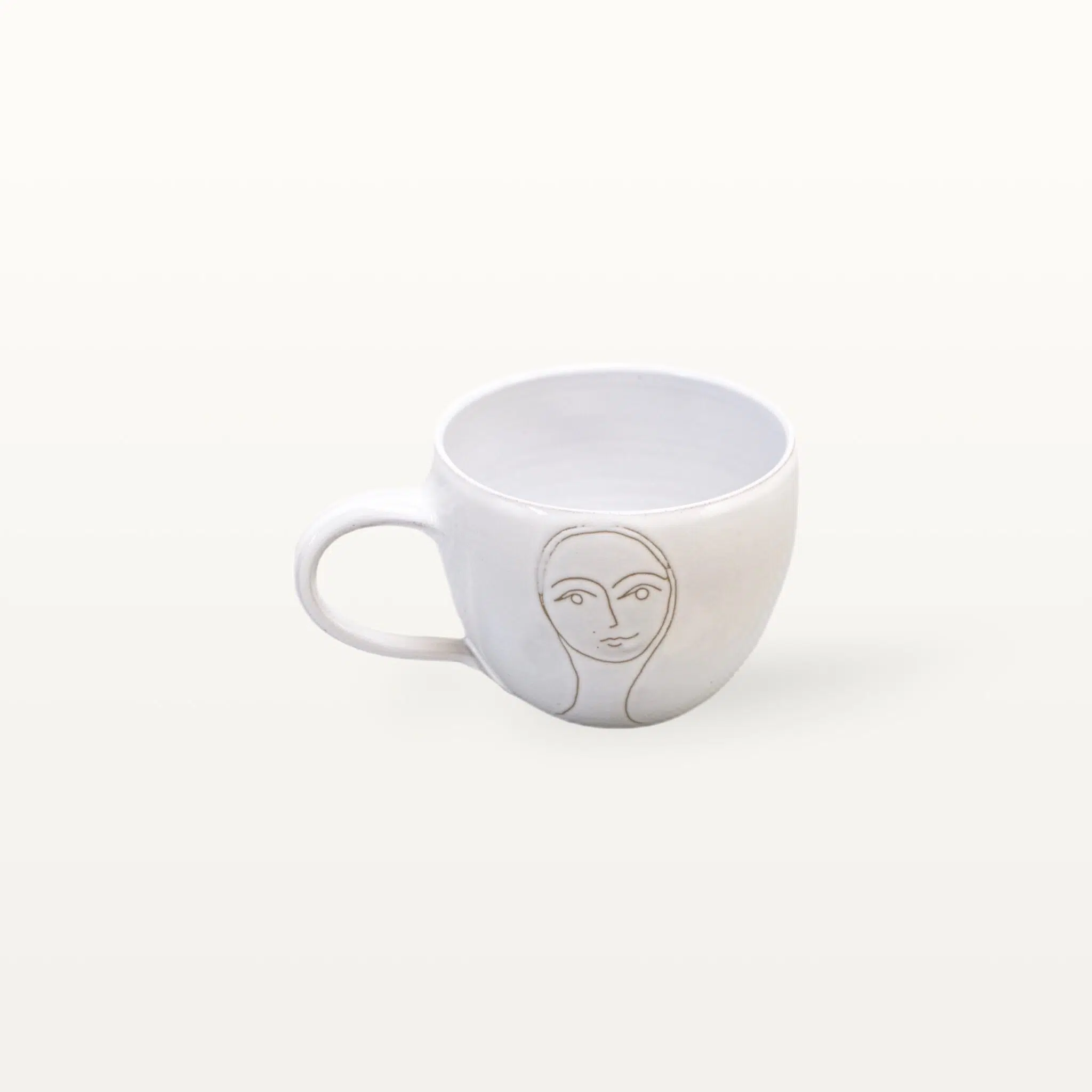 Cappuccinotassen "Gesichtspunkte" - Frauengesicht 3 Cappuccinotassen "Gesichtspunkte" - Frauengesicht – Bild 3