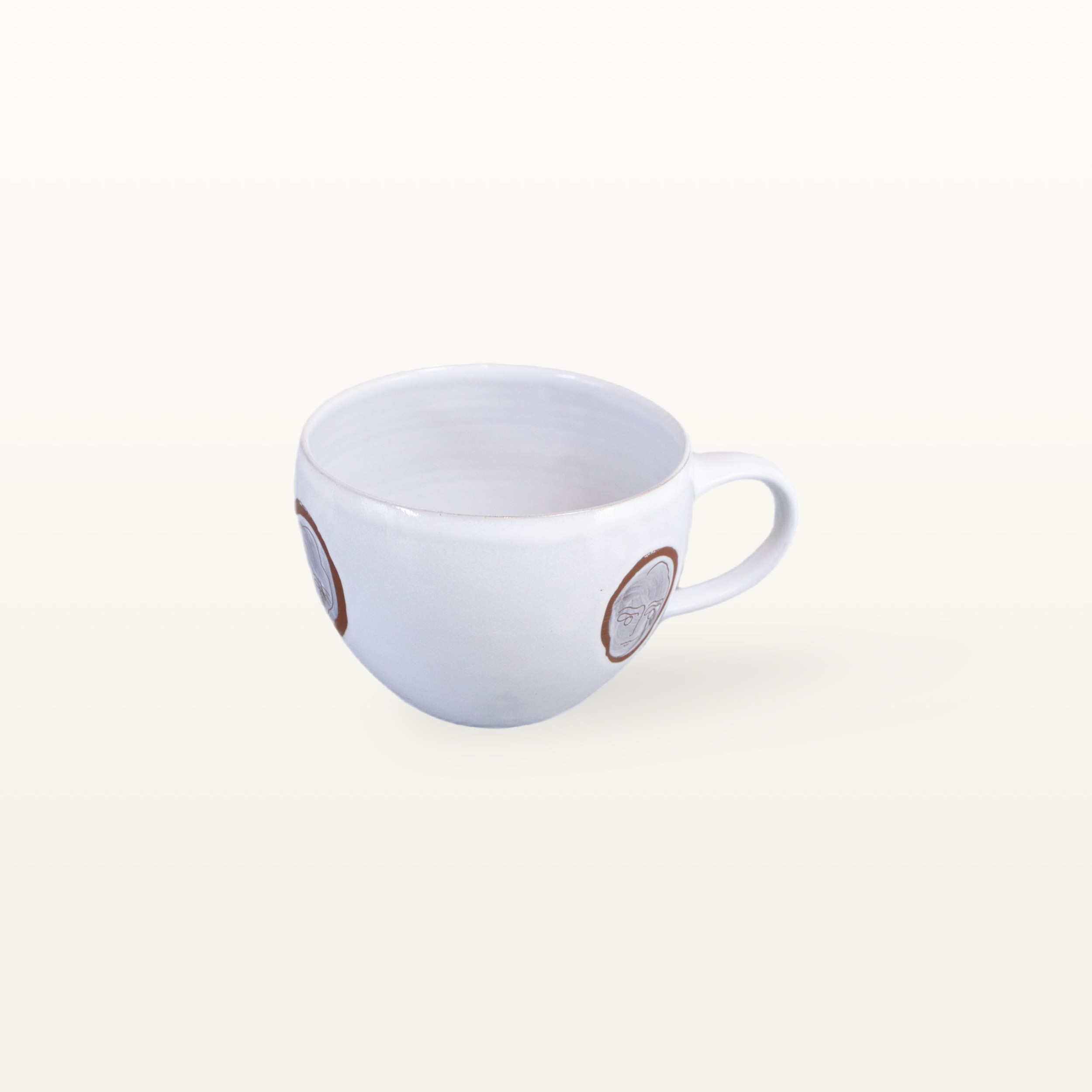 Milchkaffeetassen "Gesichtspunkte" - Gesichtspunkt