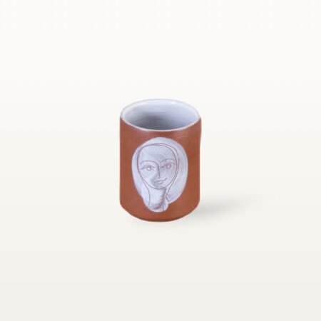 Eierbecher "Gesichtspunkte" - Terrakotta