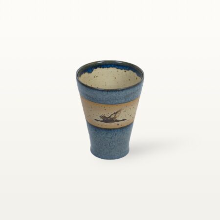 Trinkbecher mit Kranichmotiv