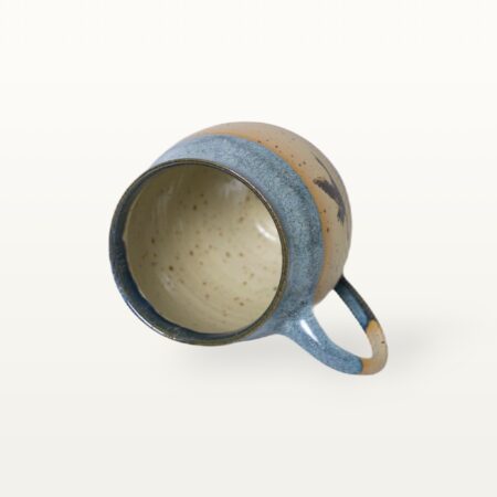 Große bauchige Tasse mit Kranichmotiv 12