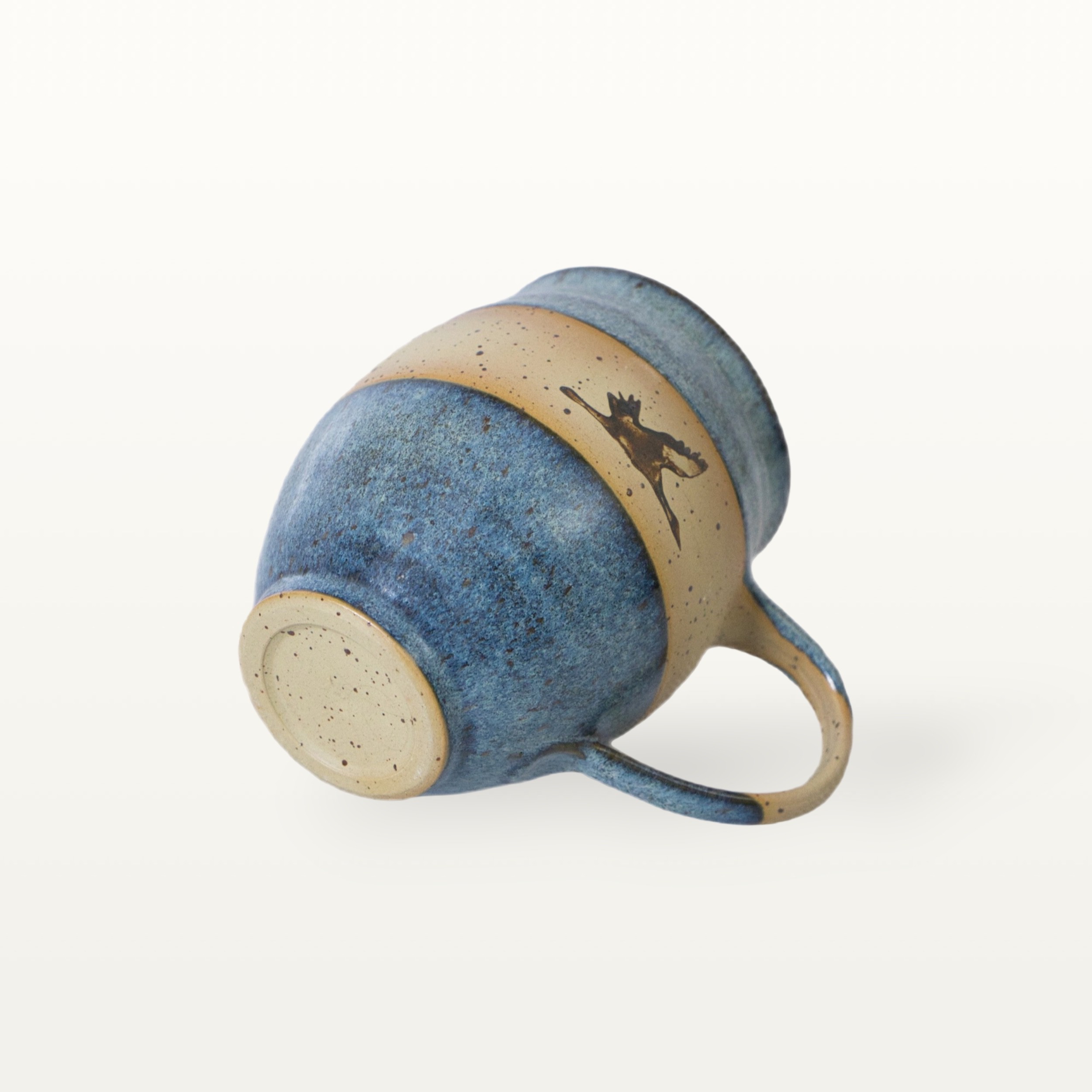 Große bauchige Tasse mit Kranichmotiv 5 Große bauchige Tasse mit Kranichmotiv – Bild 5