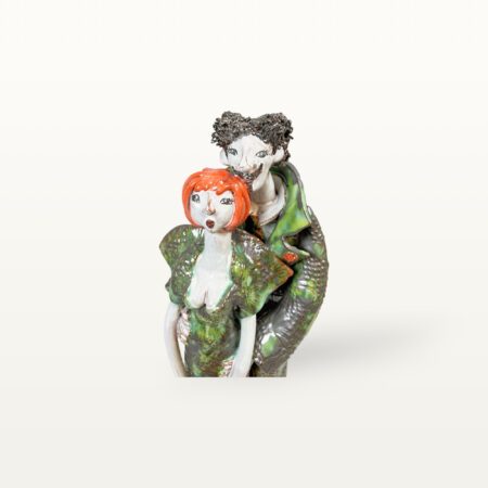 Alternative view of Schicke Liebespärchen Figur aus Keramik