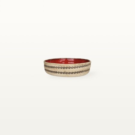 Tiefe Keramikschale im Vintagelook 8