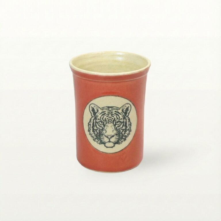Große Tasse - Graphico Natur - Tiger - Rot 4