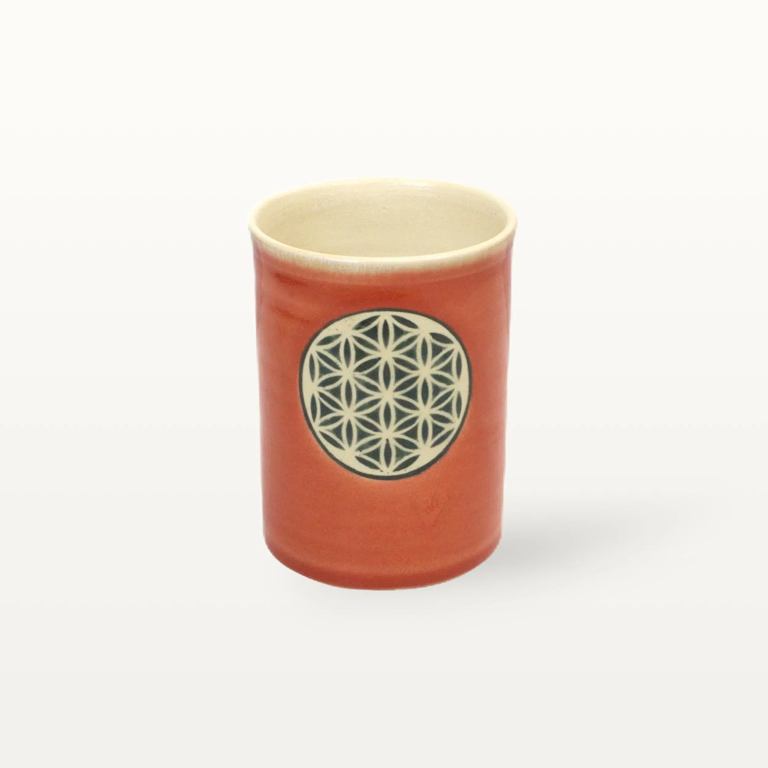 Große Tasse - Graphico Natur - Blume des Lebens - Rot 1 Große Tasse - Graphico Natur - Blume des Lebens - Rot