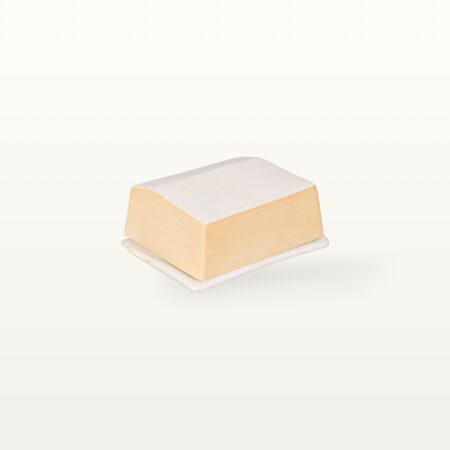 Elegante Butterdose - Gelb
