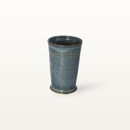 Blauer rustikaler Becher "Uwe"
