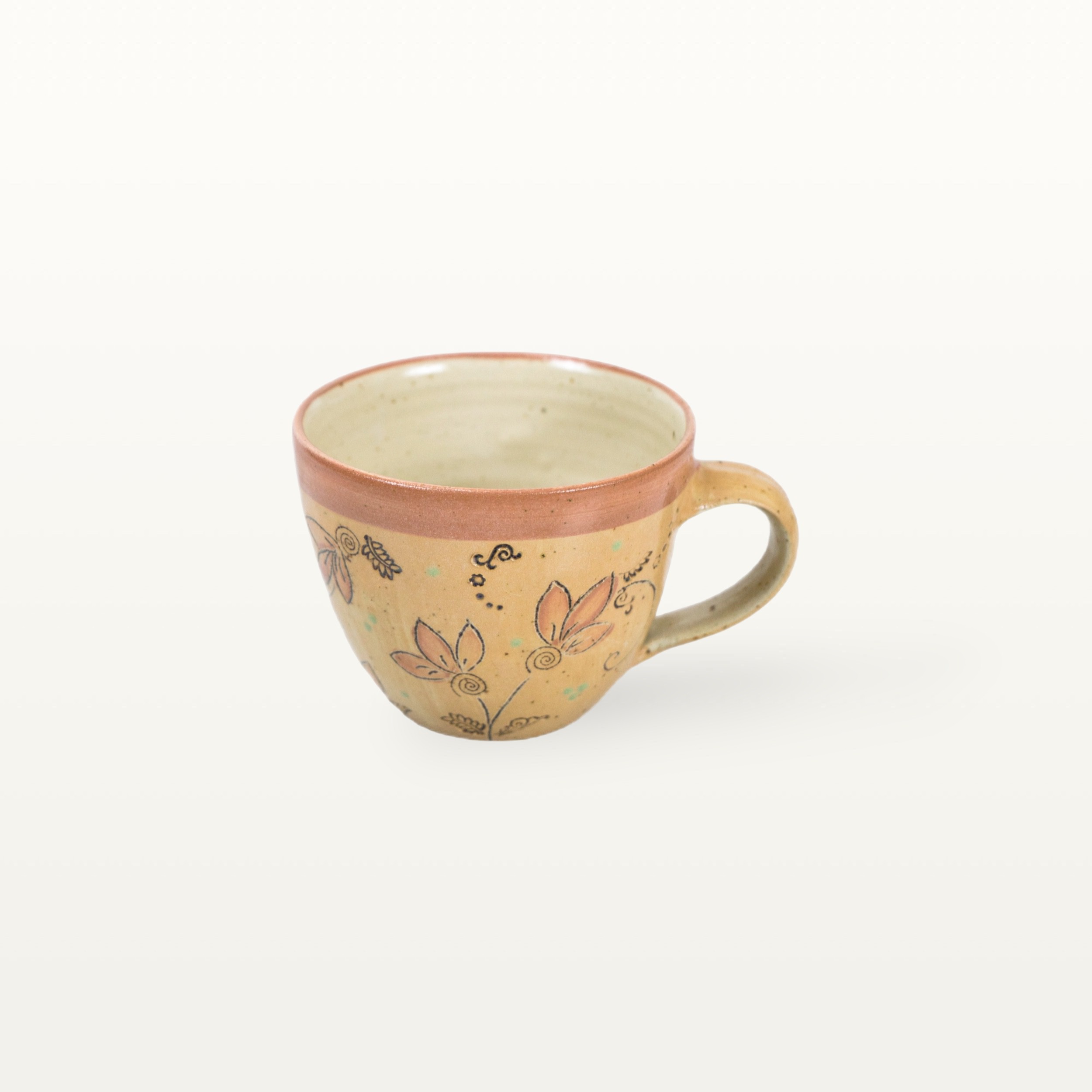 Cappuccinotasse "Piazza" - Orange