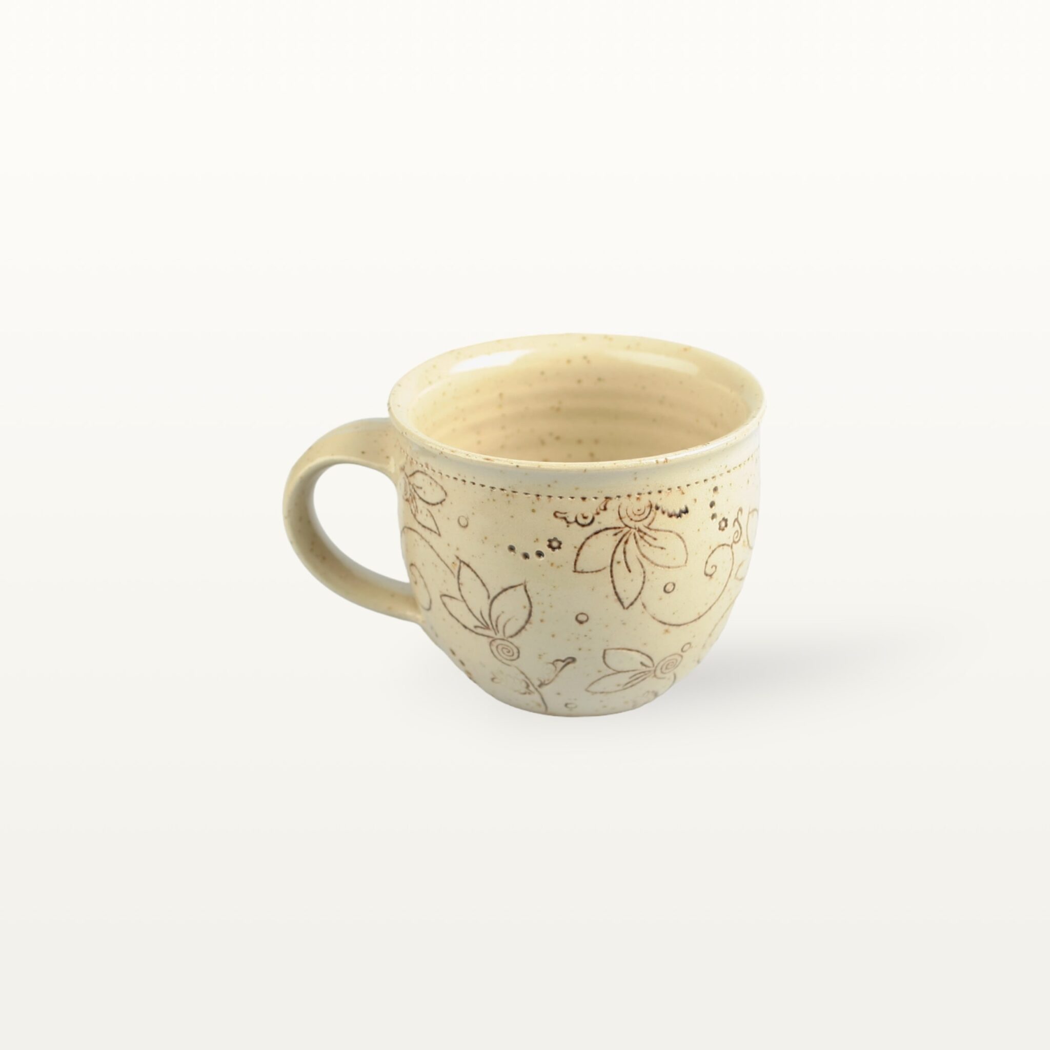 Bauchige Tasse "Liguria" - Weiß 2 Bauchige Tasse "Liguria" - Weiß – Bild 2