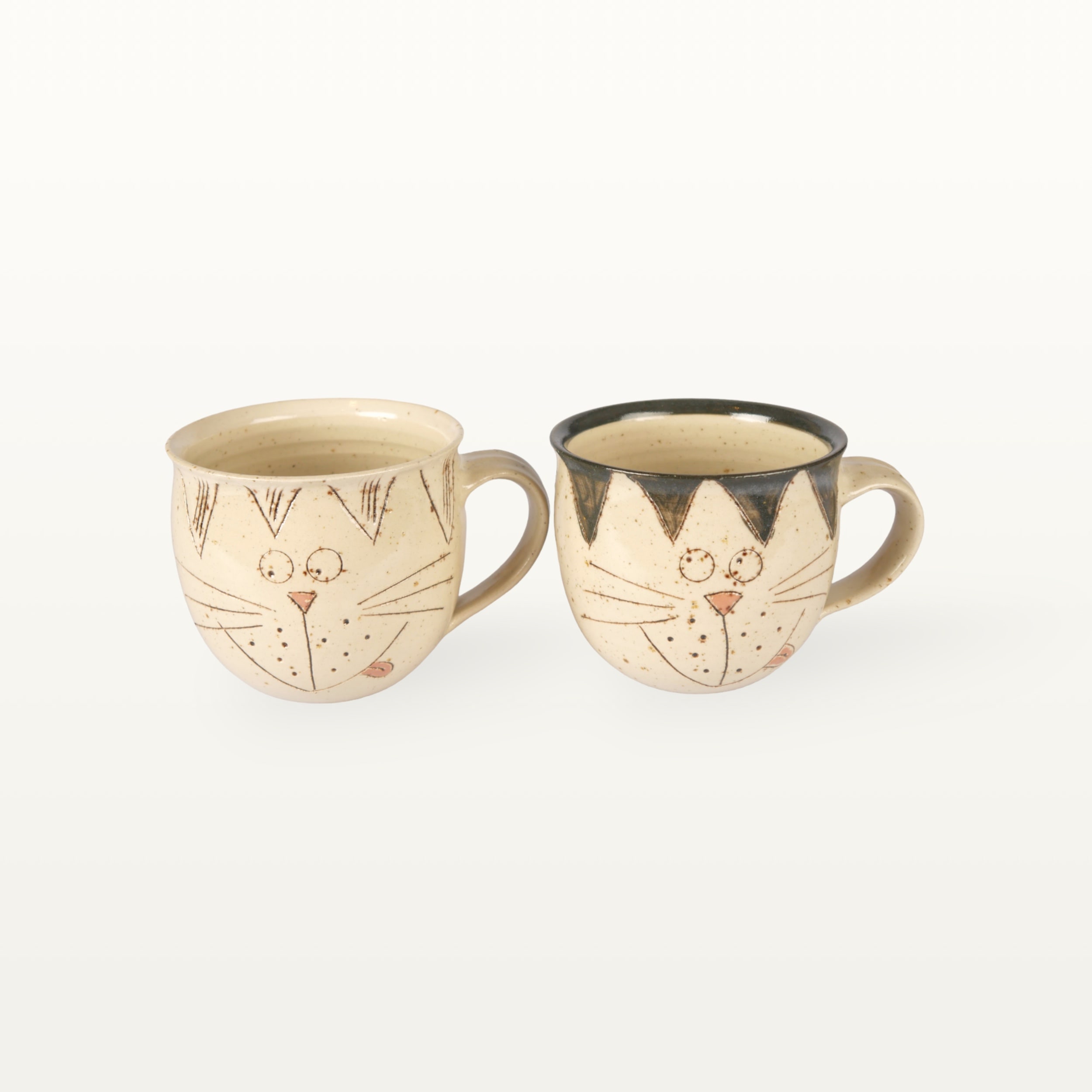 Bauchige Tasse "Schmunzelkatze" - Schwarz 4 Bauchige Tasse "Schmunzelkatze" - Schwarz – Bild 4