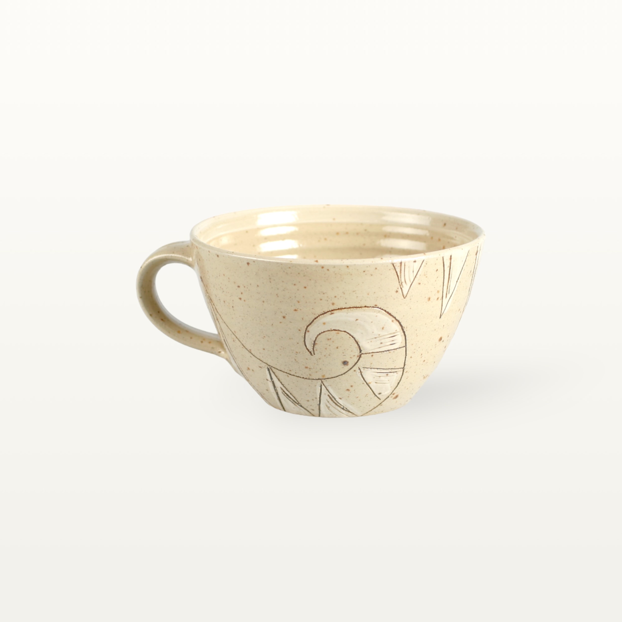 Große Tasse "Schmunzelkatze" - Weiß 2 Große Tasse "Schmunzelkatze" - Weiß – Bild 2
