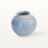 Kugelvase "Feinstrich Blau" - Mit Hals 8