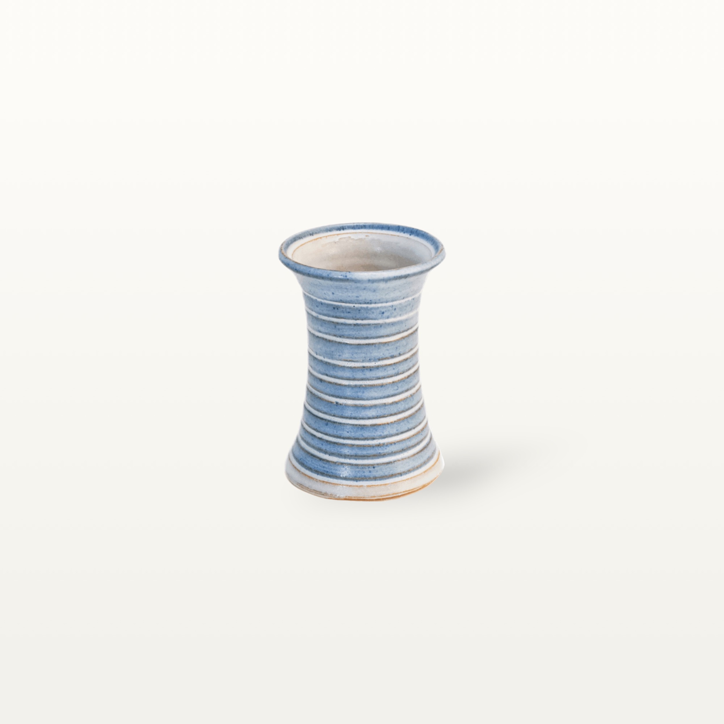 Kleine Vase "Feinstrich Blau" - tailliert 1 Kleine Vase "Feinstrich Blau" - tailliert